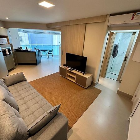 شقة Residencial Estanconfor Com Vista Mar 2 Ac E Garagem سانتوس المظهر الخارجي الصورة