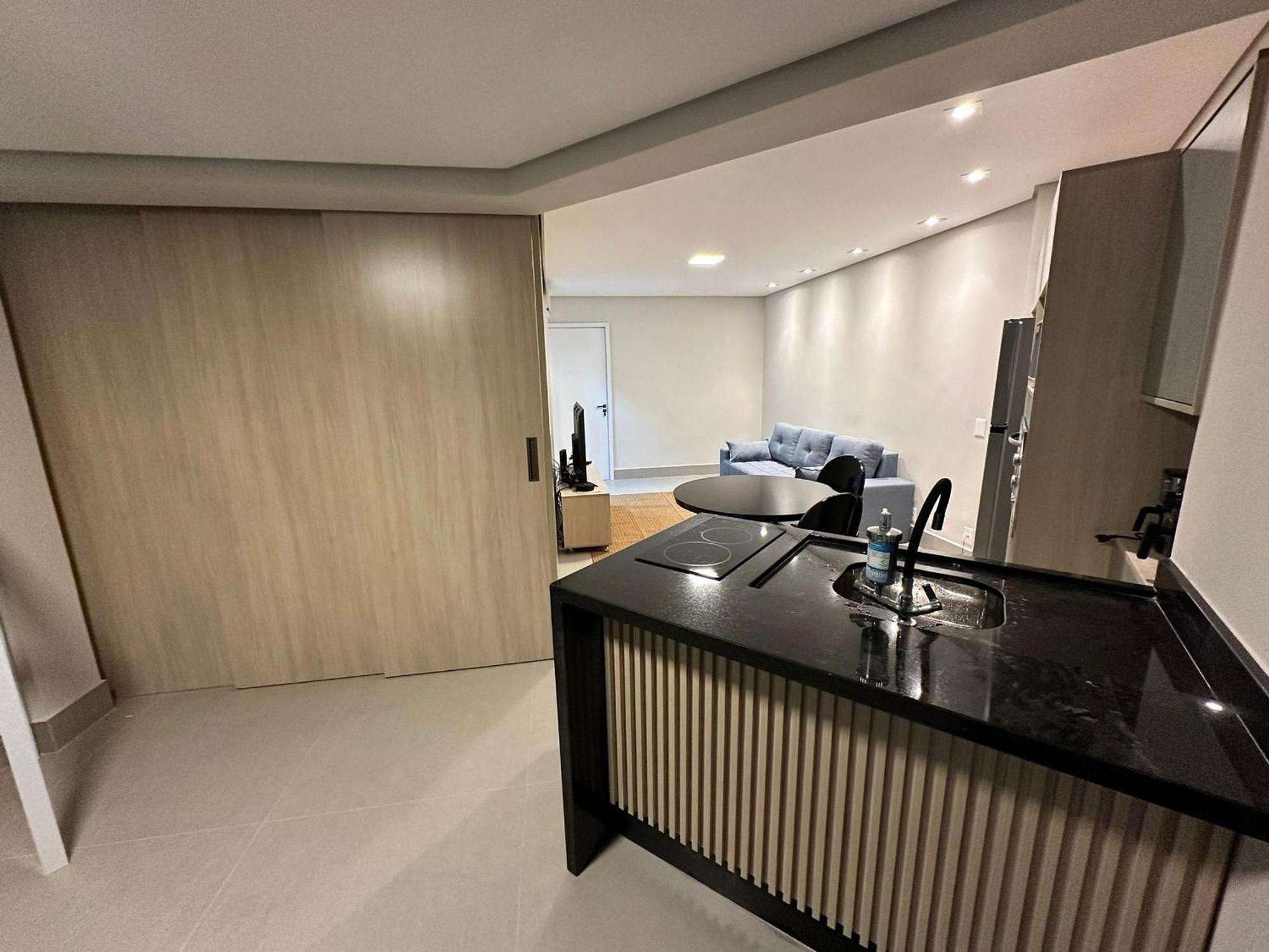 شقة Residencial Estanconfor Com Vista Mar 2 Ac E Garagem سانتوس المظهر الخارجي الصورة