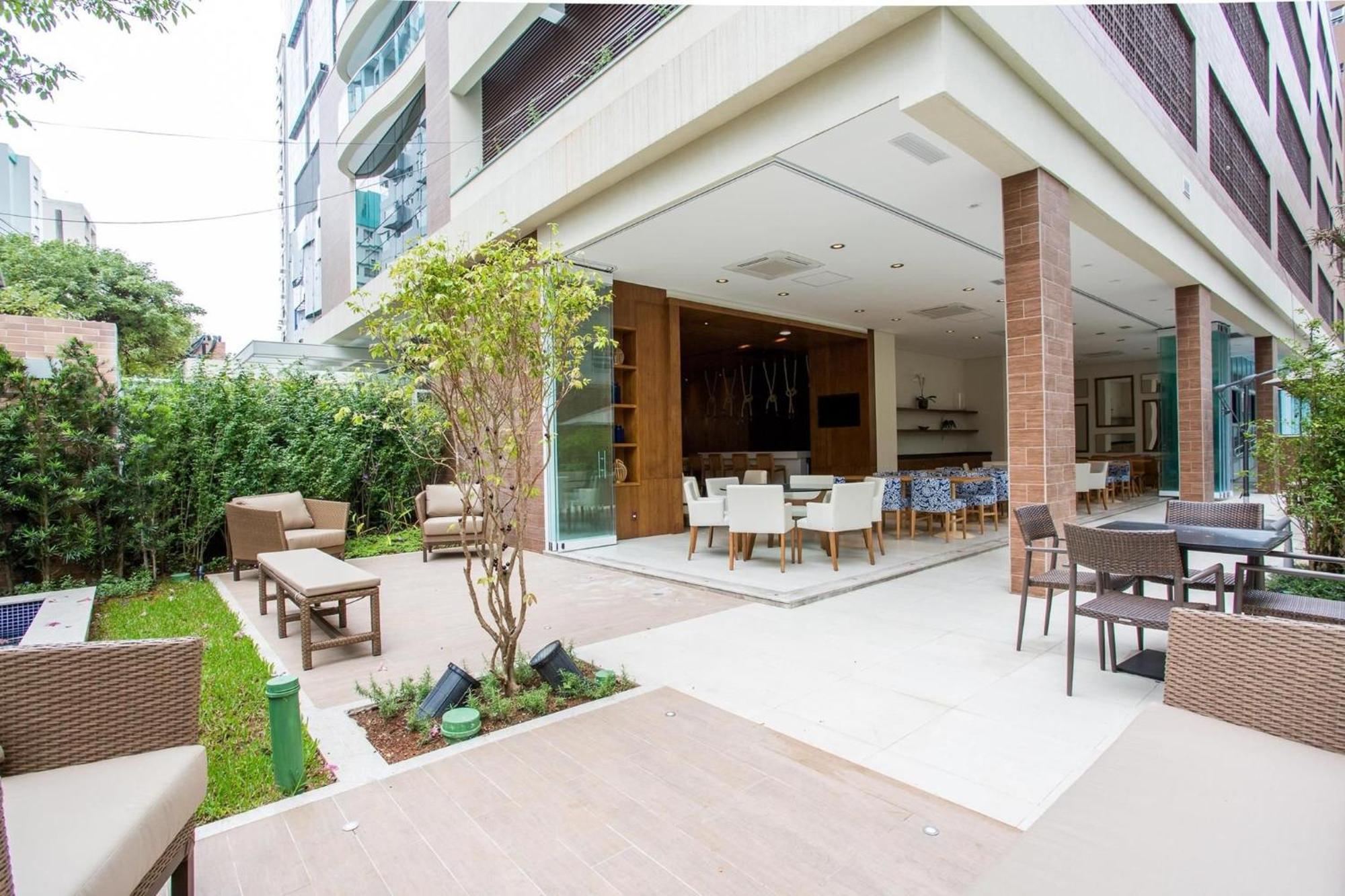 شقة Residencial Estanconfor Com Vista Mar 2 Ac E Garagem سانتوس المظهر الخارجي الصورة