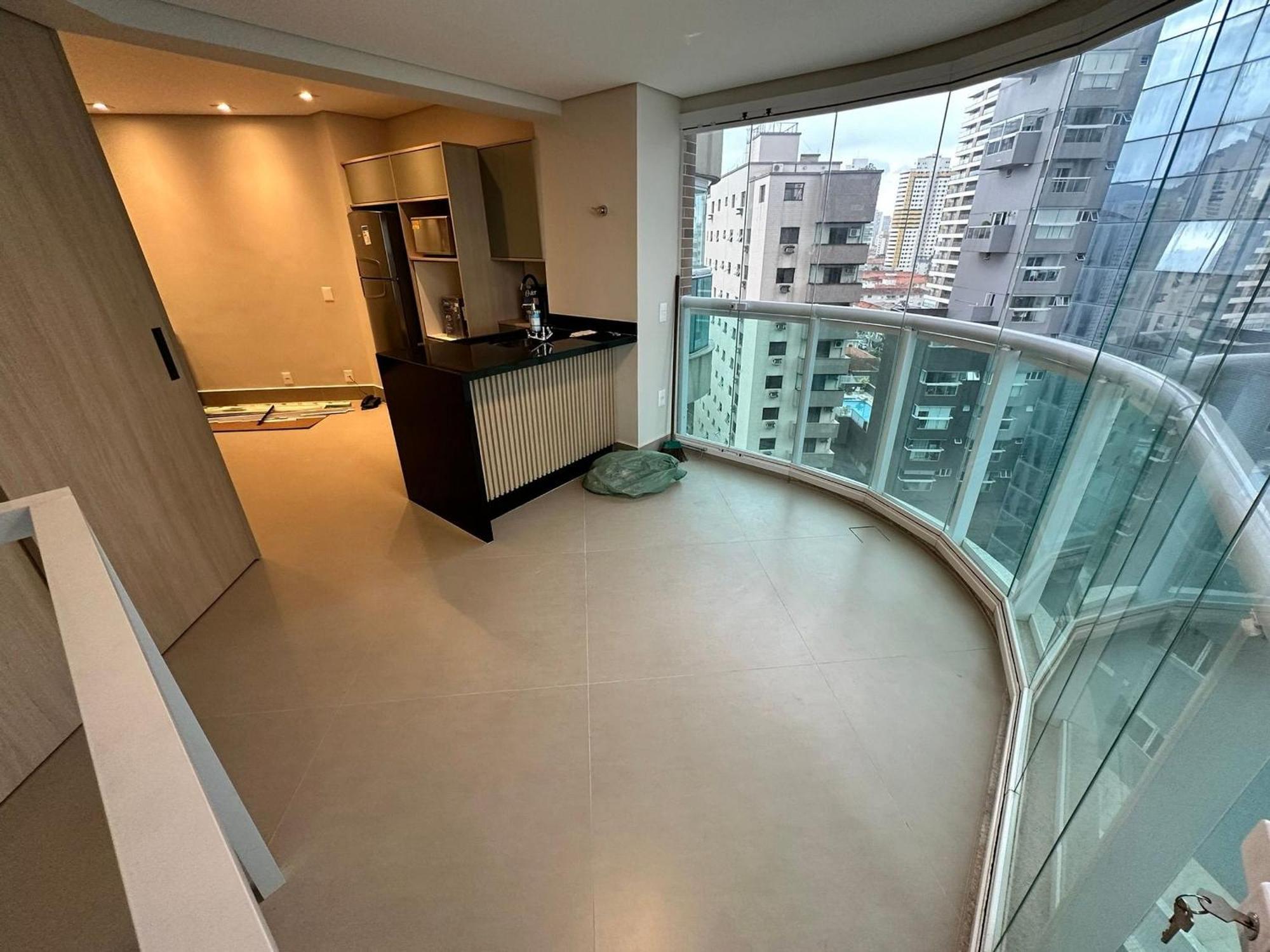 شقة Residencial Estanconfor Com Vista Mar 2 Ac E Garagem سانتوس المظهر الخارجي الصورة