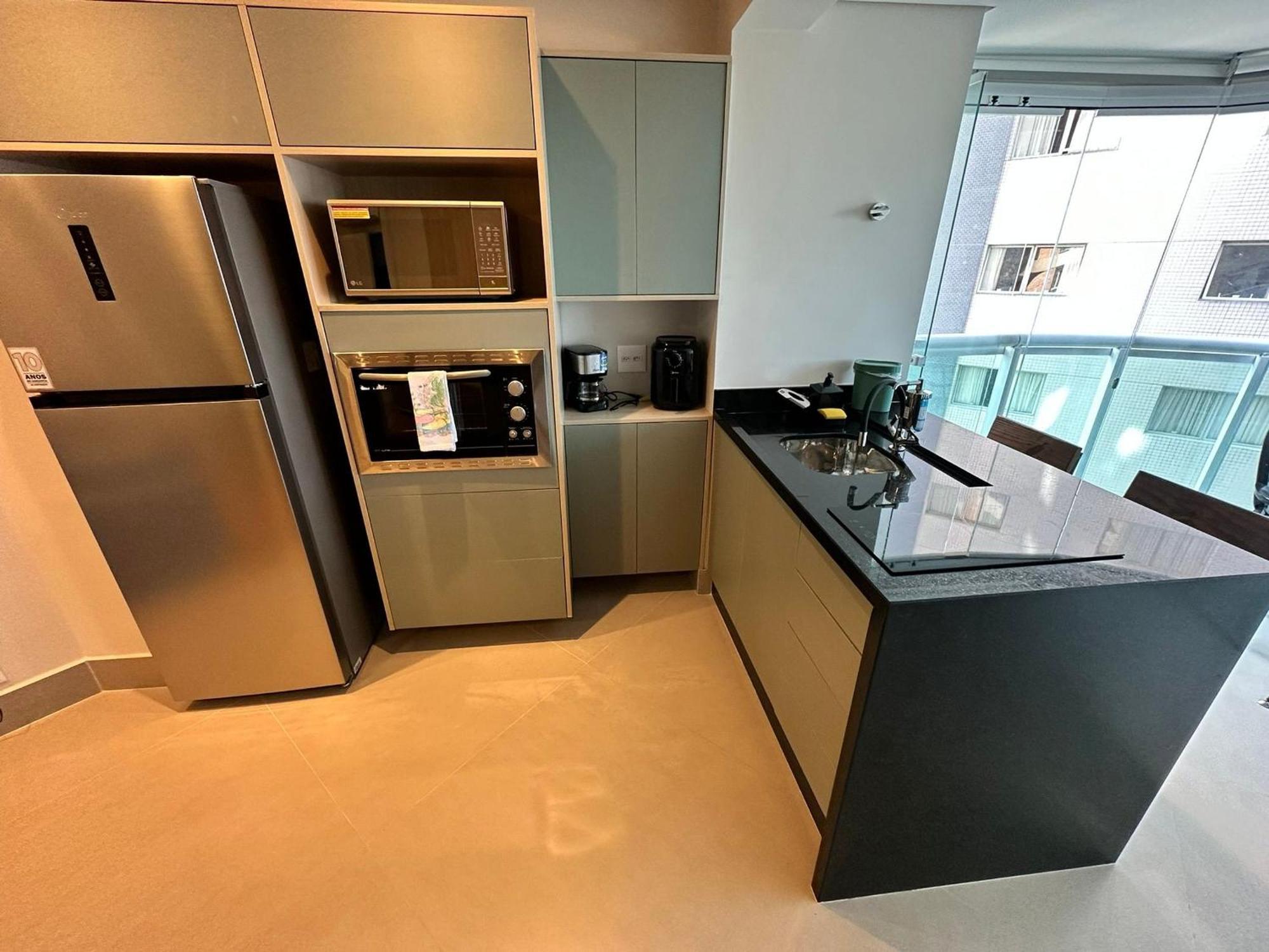 شقة Residencial Estanconfor Com Vista Mar 2 Ac E Garagem سانتوس المظهر الخارجي الصورة